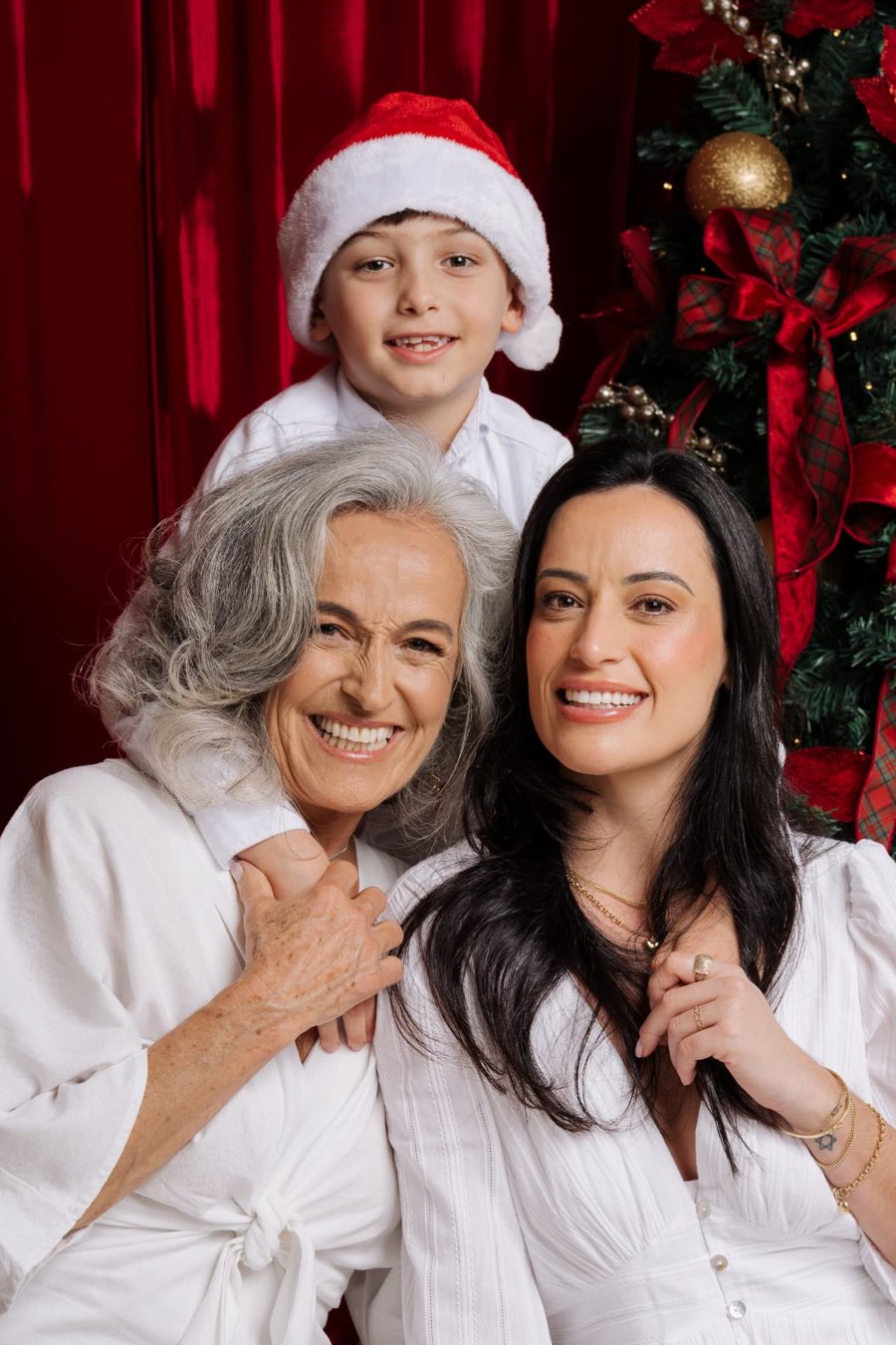 Família no Ensaio de Natal LAÇOS