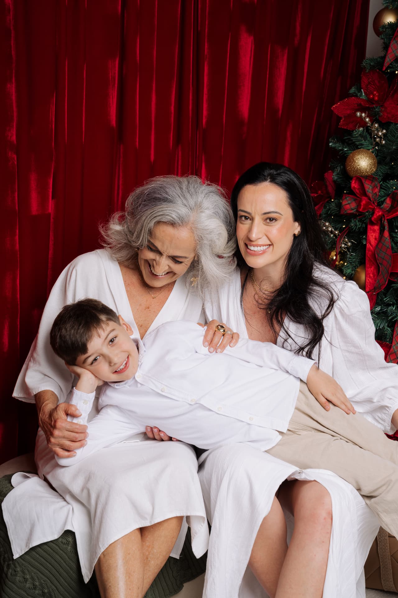 Família no Ensaio de Natal LAÇOS