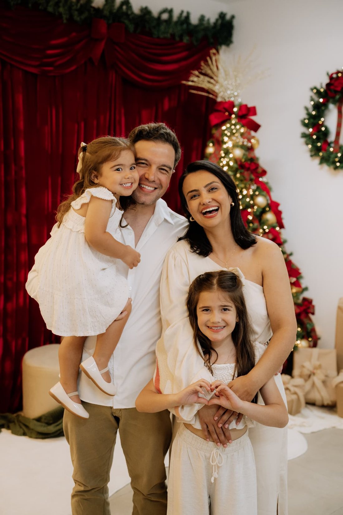 Momento em família no ensaio LAÇOS